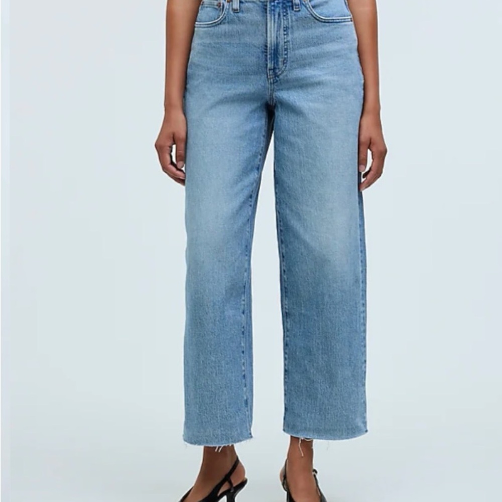 [madewell] The Perfect Vintage wide-leg Crop Jean / Altoona Wash